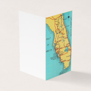 Florida Vintage Bunte Karte Notizkarten