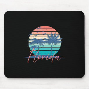 Florida Vintage Sommer Stimmung Strand Sonnenunter Mousepad