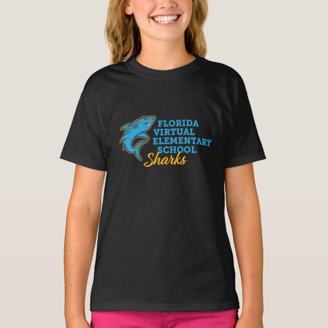 Florida Virtual Elementary School, Youth/Black T-Shirt (Vorderseite)