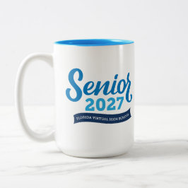 Florida Virtual HS Abschlussjahr 2027 Zweifarbige Tasse