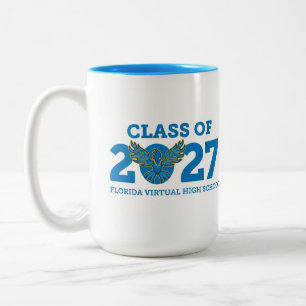 Florida Virtual HS Abschlussjahrgang 2027 Zweifarbige Tasse