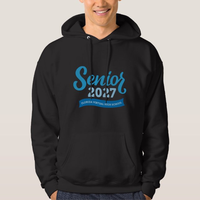 Florida Virtual HS Senior 2027 Hoodie (Schwarz) (Vorderseite)