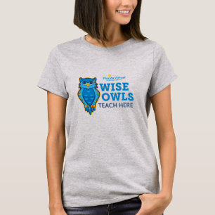 Florida Virtual Middle School Weise Eulen unterric T-Shirt
