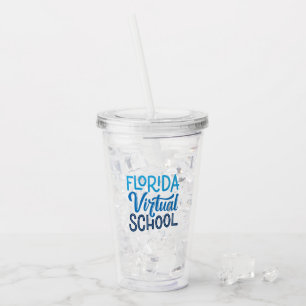 Florida Virtual School Acrylic Tumbler Acryltrinkbecher