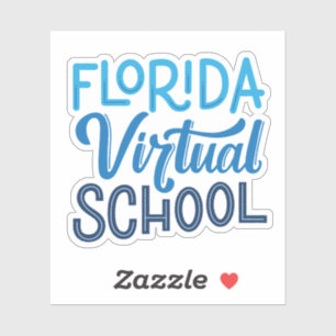 Florida Virtual School Hand Letter Sticker