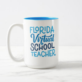 Florida Virtual School Lehrer, Handlettering Zweifarbige Tasse