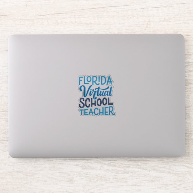 Florida Virtual School Lehrerin Vinyl Sticker (Computer)