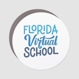 Florida Virtual School, weiß Auto Magnet