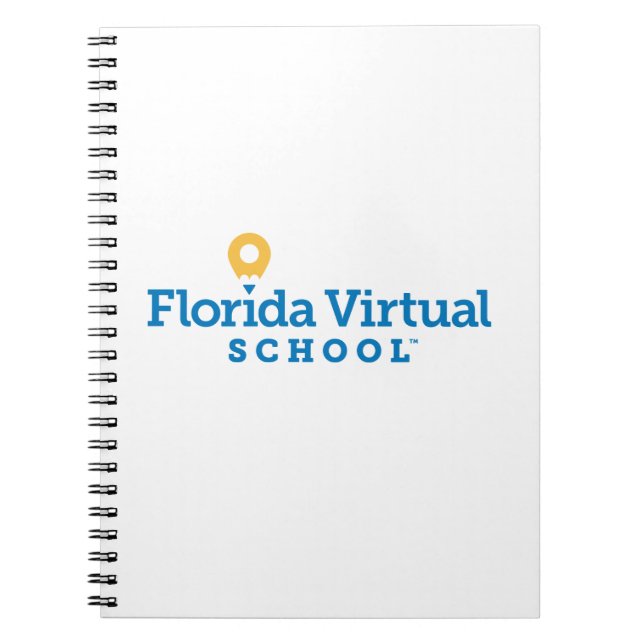 Florida Virtual School, White Spiral Notizblock (Vorderseite)