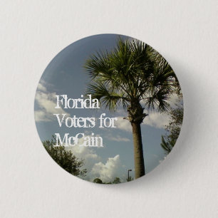 Florida-Wähler für McCain Button