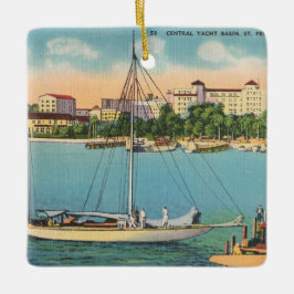Florida-Wasserfront in St. Petersburg Keramikornament