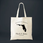 Florida Wedding Welcome Bag für Hotelgäste, Tasche<br><div class="desc">Hochzeitswochenende Begrüßungsgeschenk-Tasche für Gäste aus der Stadt,  um Ihre Hochzeit,  mit dem Bild von Florida. Fülle die Tasche mit deinen Lieblingsgoodies.</div>