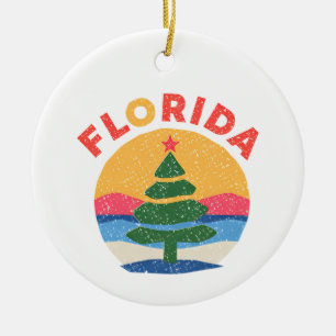 Florida Weihnachten Keramik Ornament