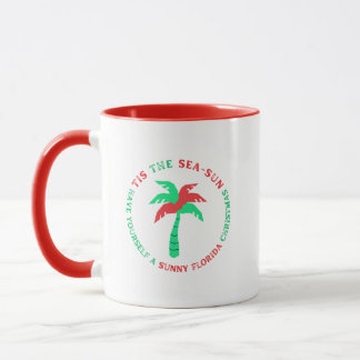 Florida Weihnachts-Kaffeetasse - Es ist die Meeres Tasse