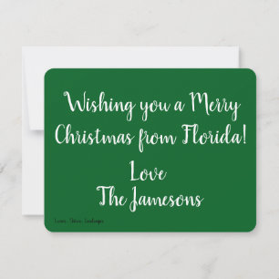 Florida-Weihnachts-Ozean-Foto Einladung