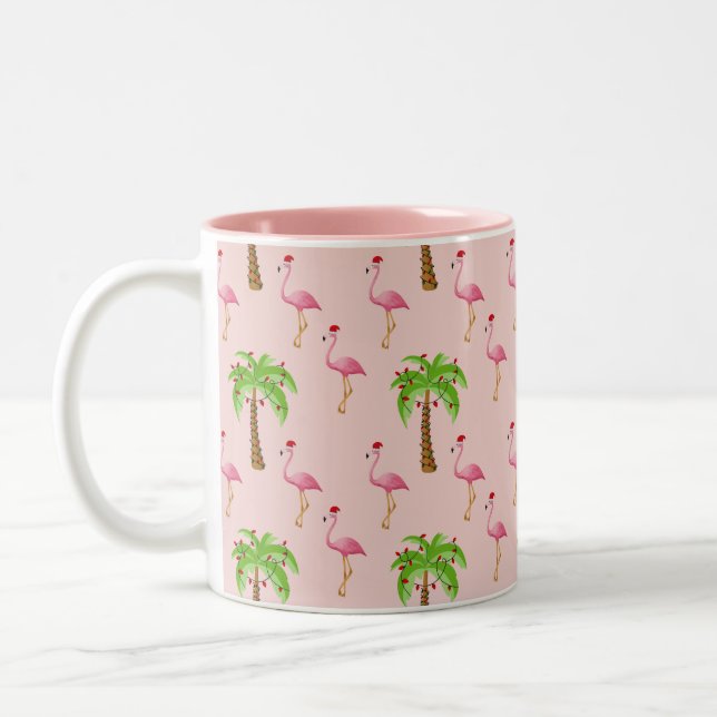 Florida Weihnachts-Tasse Zweifarbige Tasse (Links)