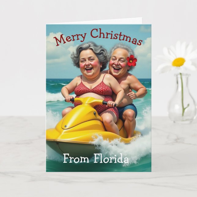 Florida Weihnachtskarte Karte (Kleine Pflanze)