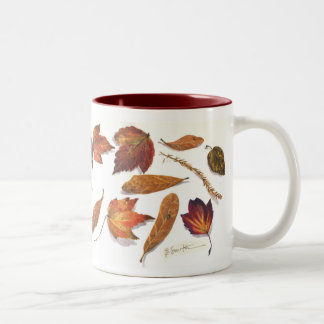 Florida wetand Blätter Zweifarbige Tasse