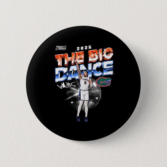 Florida wird Richard NCAA Final Four 2025 Herren S Button (Vorderseite)