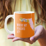 Florida, wo meine Strände individuell sind Kaffeetasse<br><div class="desc">Eine helle und wunderschöne Tasse,  um Ihre Anerkennung für Ihre Brautmädchen zu zeigen. Fügen Sie Ihre Mädchennamen zu diesen Tasse für ein cleveres Geschenk hinzu!</div>