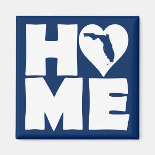 Florida Zuhause Heart Staat Kühlschrankmagnet
