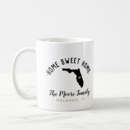 Florida Zuhause Sweet Zuhause Family Monogram Tass Kaffeetasse