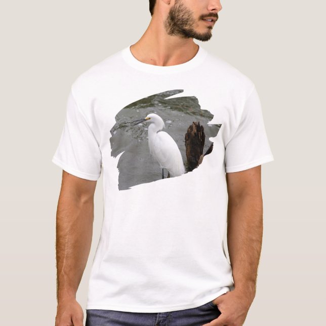 Florida's Singing Egret T-Shirt (Vorderseite)