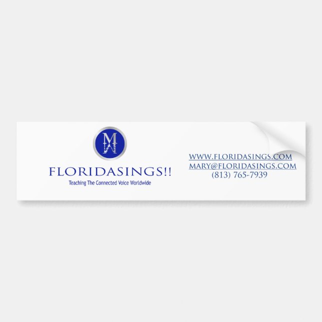 floridasing Autoaufkleber (Vorne)