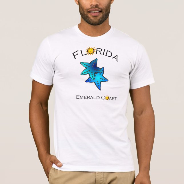 Floridasmaragdküsten-Mann-Shirt T-Shirt (Vorderseite)