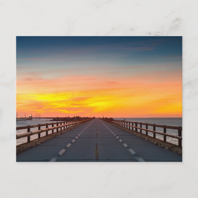 Floride - carte postale de Seven Mile Bridge (Devant)