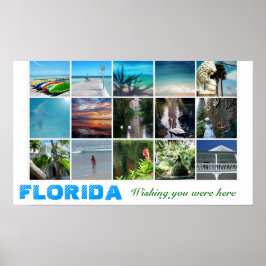 Floride Je vous souhaite d'être ici voyage poster 