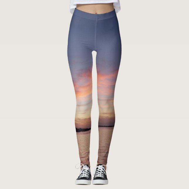 Floride Keys couché de soleil leggings (Devant)