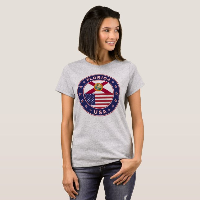Floride, t-shirt Floride, autocollant Floride, (Devant entier)