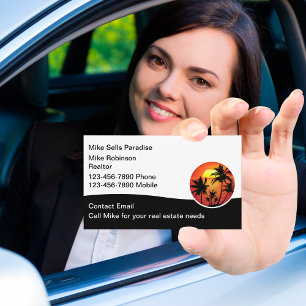 Floride tropicale Hawaii Cartes de visite immobili