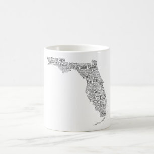 Floride USA Slang Word Carte d'art Café Mug