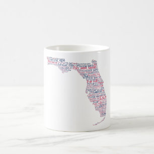 Floride USA Slang Word Carte d'art Café Mug