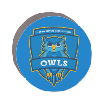 Floride Virtual Middle School Chouettes Magnet voi