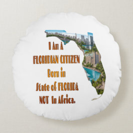 Floridian Citizen Rundes Kissen