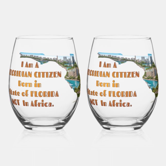 Floridian Citizen Weinglas Ohne Stiel (Links)