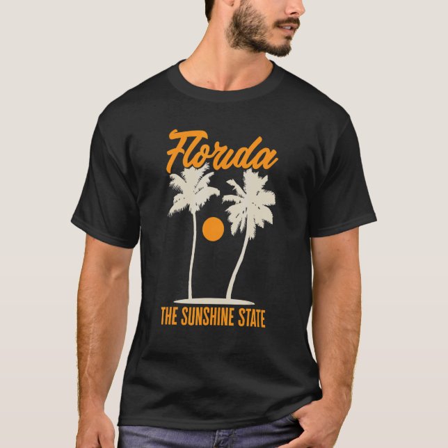 Floridian Native Florida Geboren Florida T-Shirt (Vorderseite)