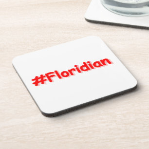 "#Floridian " Niedliches Design. Jetzt kaufen Getränkeuntersetzer