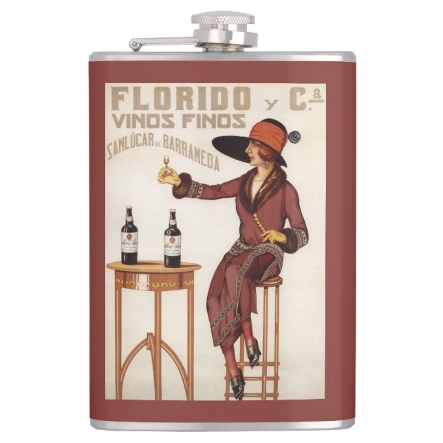 Florido Vinos Finos - Sanlucar de Barrameda Flachmann (Vorderseite)