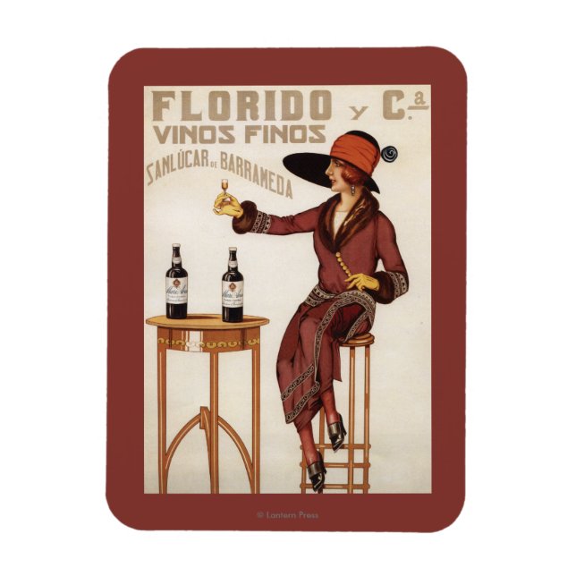 Florido Vinos Finos - Sanlucar de Barrameda Magnet (Vertikal)