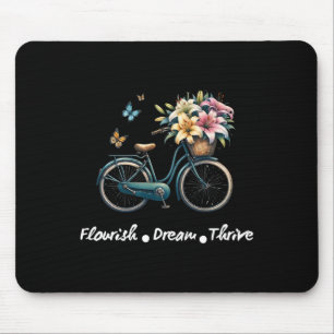 Florieren Traum Gedeihen Floral Fahrrad Subtil 864 Mousepad
