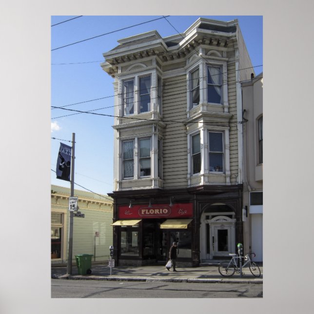 FLORIO BAR and CAFE - SAN FRANCISCO Poster (Vorne)