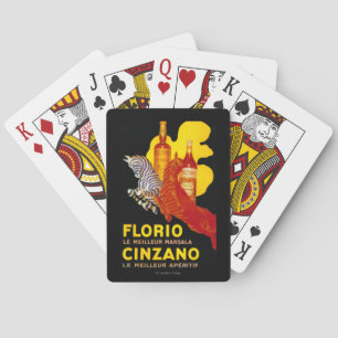 Florio Cinzano Vintages PosterEurope Spielkarten