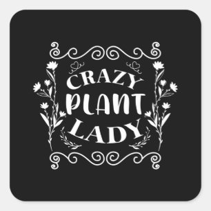 Florist Blume Blume Gardener Pflanze Geschenk Idee Quadratischer Aufkleber
