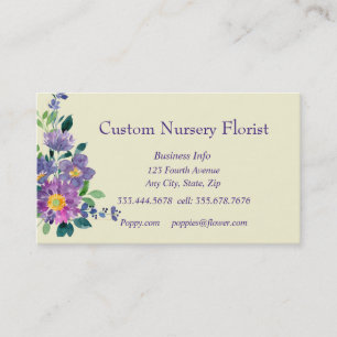 Florist Blume Kinderzimmer Florist House Pflanze Visitenkarte