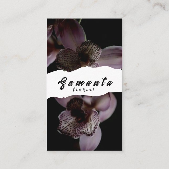 Florist Business Card Visitenkarte (Vorderseite)
