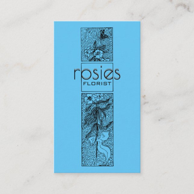 Florist Business Card Visitenkarte (Vorderseite)